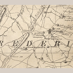 Fig. 91: Round Hill area in western Frederick County, Virginia detailed from the map illustrated in Fig. 1.