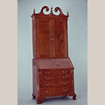 Fig. 113: Desk and bookcase, ca.1795, Winchester, VA. Cherry with yellow pine; HOA: 103-3/4”, WOA: 42-1/4”, DOA: 24-1/2”. Collection of the Colonial Williamsburg Foundation, Acc. 1930-68.