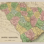 Fig. 1: Detail from "South Carolina," 1838, engraved by George W. Boynton, published by Thomas G. Bradford, Boston, MA. Courtesy of David Rumsey Historical Map Collection, list no. 0089.029, online: http://www.davidrumsey.com