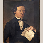 Fig. 14: Portrait of Nathaniel Andrew Feaster (1820–1861) by George W. L. Ladd, c. 1844. Oil on canvas; HOA: 28-3/8", WOA: 24-1/4". Collection of the Fairfield County Museum, Winnsboro, SC.