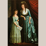 Fig. 7 Mrs. Champneys (Mary Harvey) and her Stepdaughter, Sarah Champneys (Mrs. William Tunno) by Edward Savage (1761-1817); 1789. Oil on canvas. HOA: 74.875”; WOA: 50.75”. Courtesy of the Gibbes Museum of Art, 1937.002.0002.
