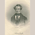 Fig. 24: Portrait of James McSherry Coale by an unknown artist/engraver reproduced in “Portraits of Eminent Americans Now Living” by John Livingston (1854). Private collection.