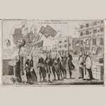 Fig. 3: The Repeal, or the Funeral of Miss Ame-Stamp, 1766. Prints and Photographs Division, Library of Congress.