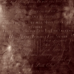 Fig. 16: Commemorative copperplate engraved by Thomas You; Charleston, SC; 1767. HOA: 9”, WOA: 8-1/4”. Collection of The Charleston Museum, www.charlestonmuseum.org.