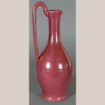 Fig. 9: Pitcher marked by the Cornelison Pottery (c.1860–1935), Bybee, KY, c.1900–1935. Stoneware; HOA: 16-3/4”. Private collection, photograph courtesy of the Speed Museum of Art.