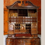 Fig. 7: Interior of the bureau cabinet presented in Fig. 6.