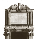 Fig. 18: Chimneypiece for His Majesty's drawing room at Greenwich, from Inigo Jones and William Kent, “Some Designs of Mr. Inigo Jones and Mr. Wm. Kent (London: John Vardy, 1744).