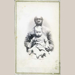 Fig. 4: Kate Marschall English [Baby] and Violet, unknown photographer, Kentucky, c.1870. Cartes de visite. Collection of the Kentucky Historical Society, Nicola Marschall Collection, 1987ph29.