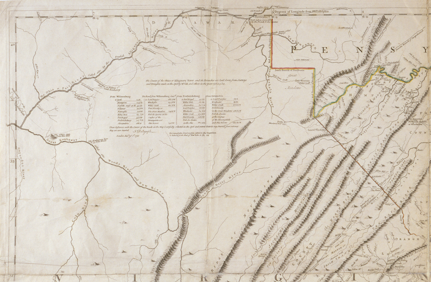 1862 VA MAP Chesapeake Charlottesville Radford Lorton Virginia History ITS HUGE 